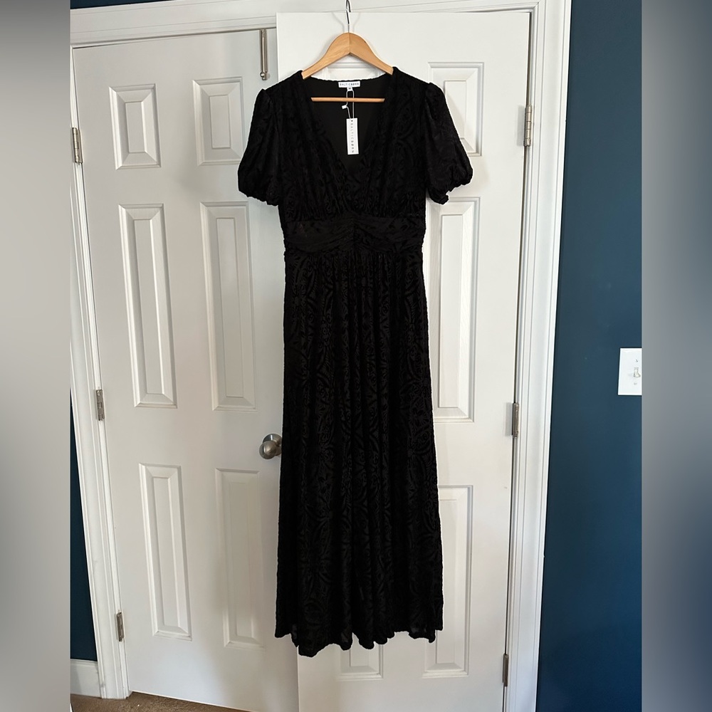 NWT Baltic Born Leslie embossed velvet dress with pockets